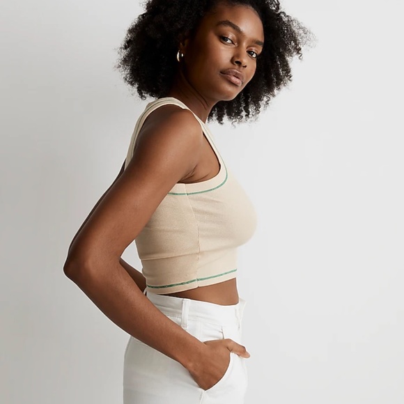 Madewell | Paradise Palm Graphic Brightside Crop Tank - Picture 7 of 9